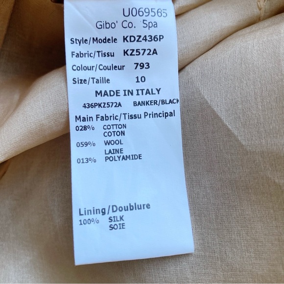 Michael Kors Italian Dress Wool Swirls Over Black Lace Silk Lining Leather Upper - Picture 11 of 14